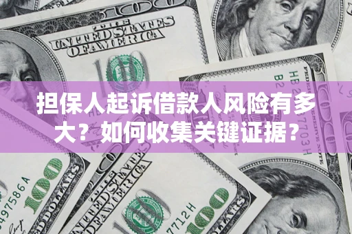 北京担保人起诉借款人风险有多大？如何收集关键证据？