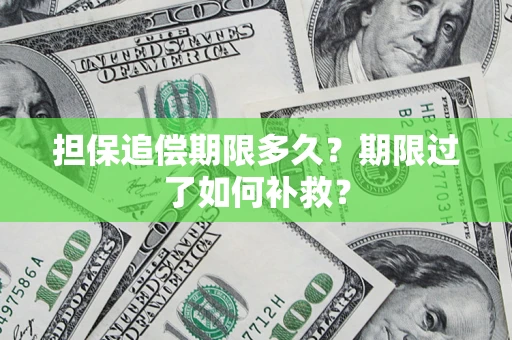 北京担保追偿期限多久？期限过了如何补救？