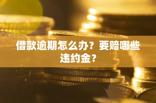 北京借款逾期怎么办？要赔哪些违约金？