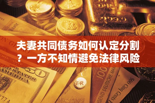 北京夫妻共同债务如何认定分割？一方不知情避免法律风险必看！